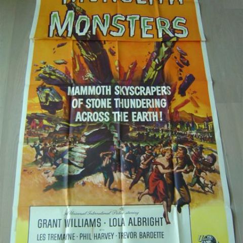 ''The monolith monsters' U.S. three-sheet